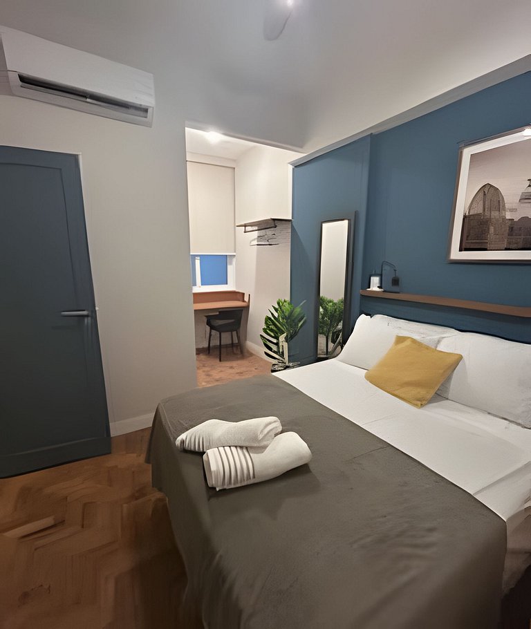 Espetacular! 2 quartos 650m praia de Ipanama