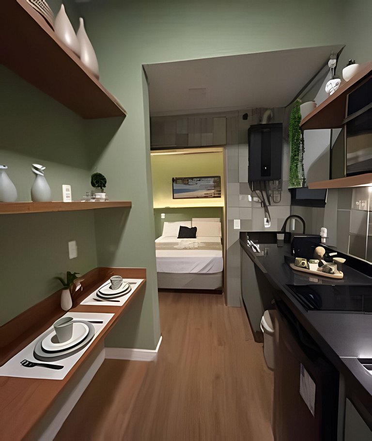 Incrível! Studio entre praias Ipanema e Copacabana