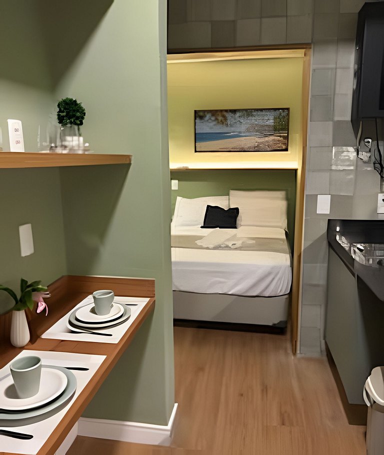 Incrível! Studio entre praias Ipanema e Copacabana