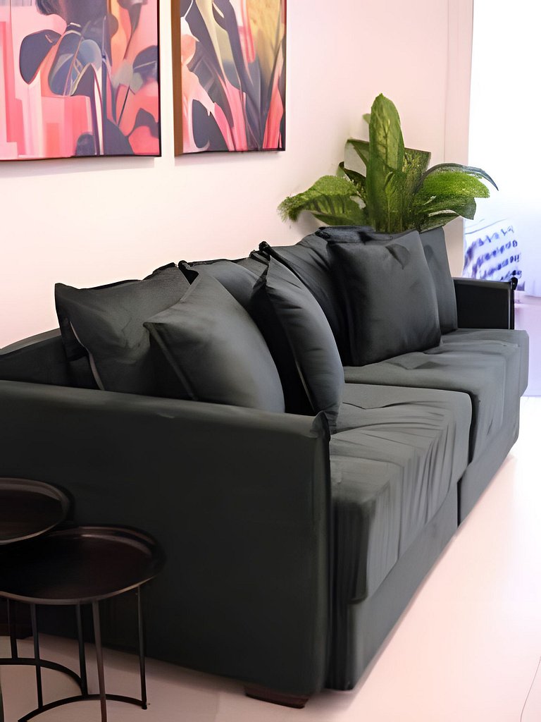 IMPERDíVEL! 2 quartos à 400m da Praia Copacabana