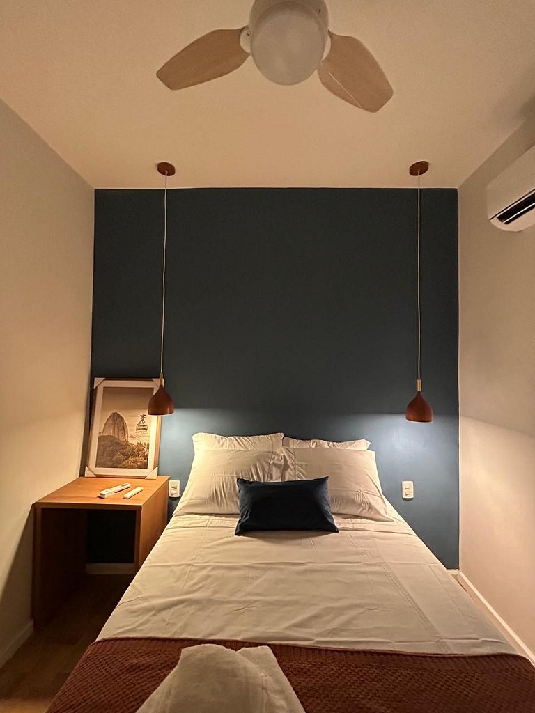 2 Quartos à 150m praia do Flamengo